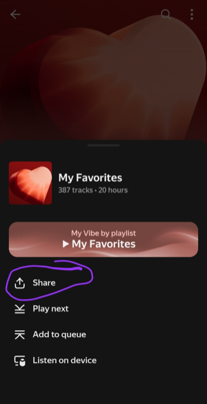 tap Share